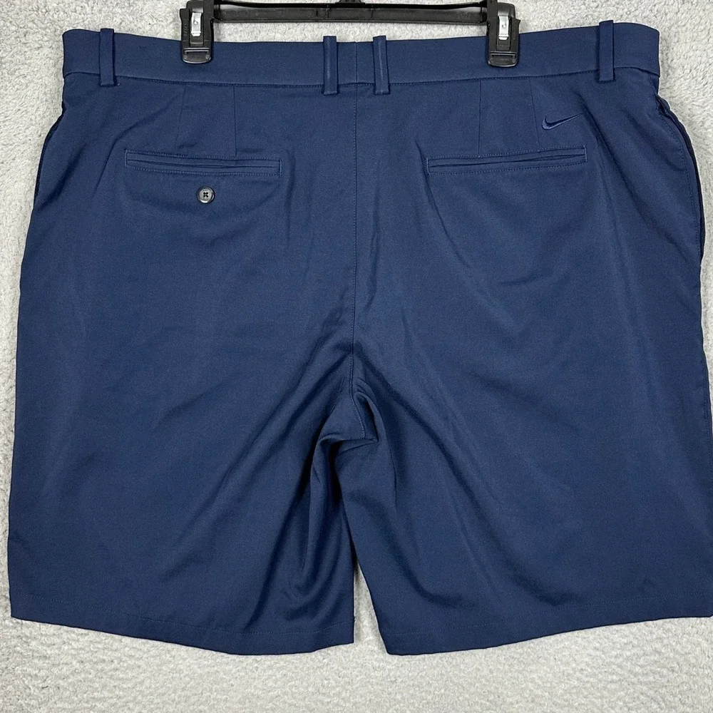 Nike Shorts Mens 42 Drifit Golf Navy Blue Standard Fit Performance Casual EUC